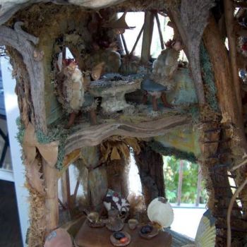 Photography titled "The Fairy Treehouse…" by Debbie And Mike Schramer, Original Artwork, Digital Photography