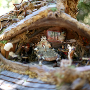 Photography titled "The Fairy Treehouse…" by Debbie And Mike Schramer, Original Artwork, Digital Photography