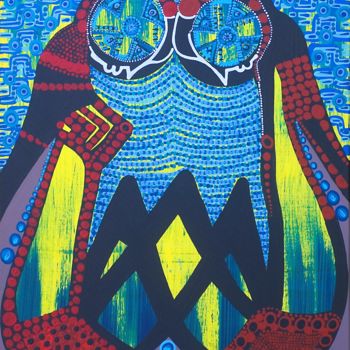 Dibujo titulada "Mirit Ben-Nun woman…" por Mirit Ben-Nun, Obra de arte original, Otro