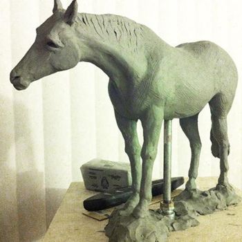 Skulptur mit dem Titel "Horse" von Deborah Laux, Original-Kunstwerk, Andere