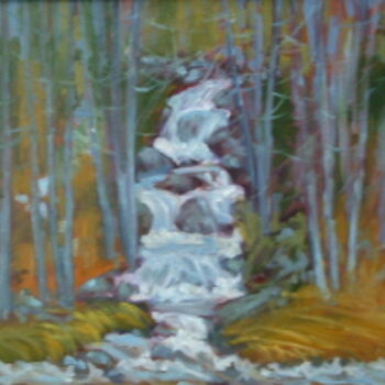 Painting titled "Snowmelt" by Deborah Palmer, Original Artwork