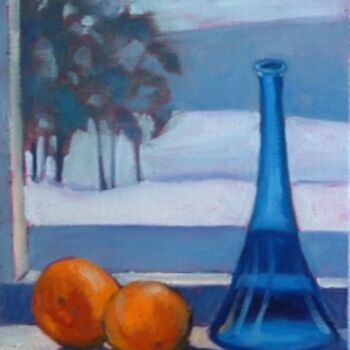 Peinture intitulée "Oranges" par Deborah Palmer, Œuvre d'art originale, Huile