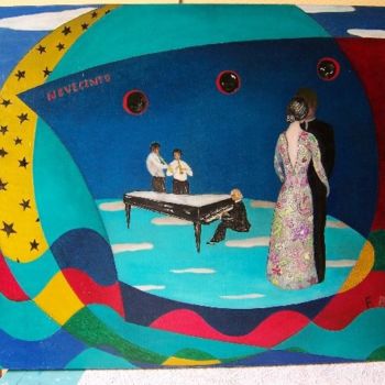 Pittura intitolato "Novecento" da Patricia De Boysson, Opera d'arte originale, Olio Montato su Telaio per barella in legno