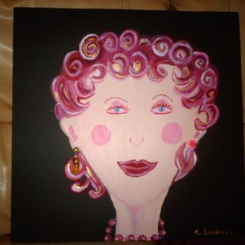 Painting titled "Charlotte" by Catherine Lannes, Original Artwork