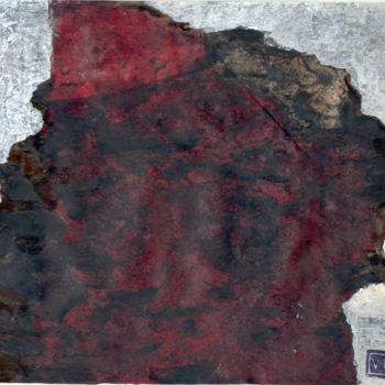 Pintura intitulada "Volcan1" por Valérie Décoret, Obras de arte originais, Acrílico