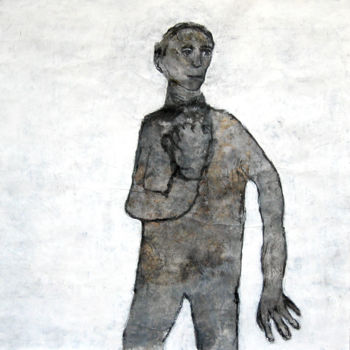 Malerei mit dem Titel "Sans titre 3" von Valérie Décoret, Original-Kunstwerk, Acryl