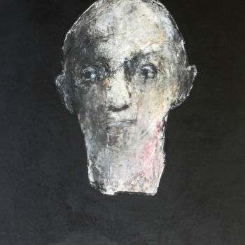 Painting titled "portrait 1" by Valérie Décoret, Original Artwork, Acrylic Mounted on Wood Stretcher frame