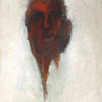 Painting titled "portrait 4" by Valérie Décoret, Original Artwork, Acrylic Mounted on Wood Stretcher frame