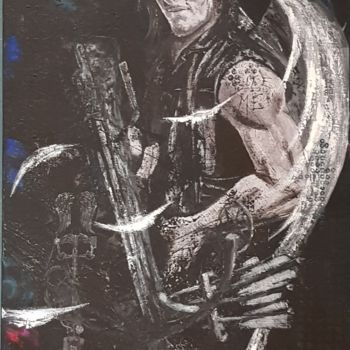Pintura intitulada "Daryl Dixon - Walki…" por Ded, Obras de arte originais, Acrílico