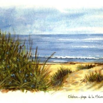 绘画 标题为“Menouniere Beach /…” 由D.H.Louis, 原创艺术品