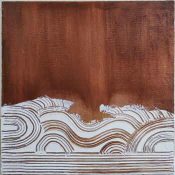 Pittura intitolato ""Dune"" da Deepali Moray, Opera d'arte originale, Acrilico