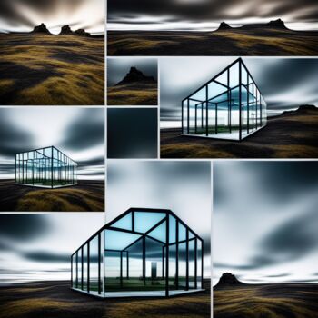 Digitale Kunst getiteld "Places_s#012" door Deepdreaming_studios, Origineel Kunstwerk, 2D Digital Work