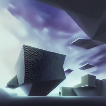 Arte digitale intitolato "Places_s#013" da Deepdreaming_studios, Opera d'arte originale, Immagine generata dall'IA