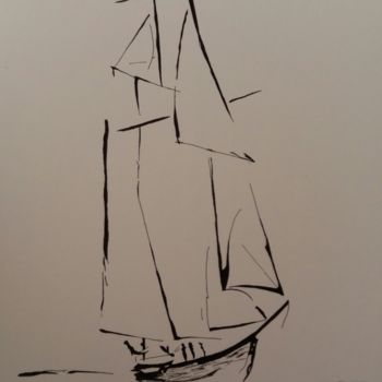 Drawing titled "Océane" by So C-M, Original Artwork