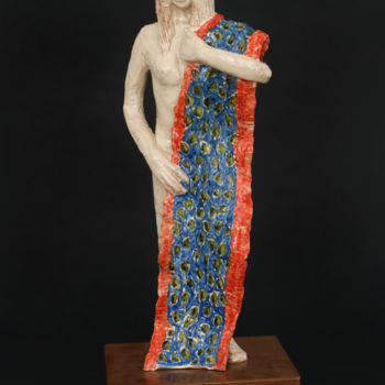 Scultura intitolato "Modella N" da Vincenzo De Filippis, Opera d'arte originale, Ceramica