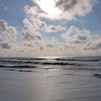 摄影 标题为“Noordzee strand” 由Thea De Gier, 原创艺术品