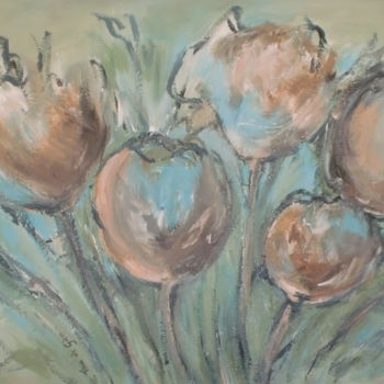 绘画 标题为“Wilde bloemen” 由Thea De Gier, 原创艺术品