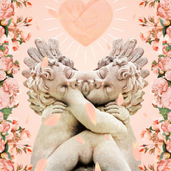 Digital Arts titled "True Love" by Dégun, Original Artwork, Photo Montage