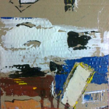 Ζωγραφική με τίτλο "Abstrait 00005" από Mounir Dehane, Αυθεντικά έργα τέχνης, Λάδι