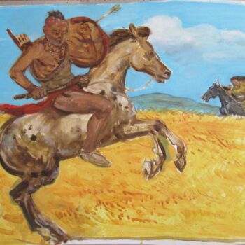 Painting titled "Exercise 4" by Dejan Djurovic, Original Artwork, Oil