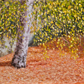 Painting titled "Fall" by Dejan Trajkovic, Original Artwork, Oil