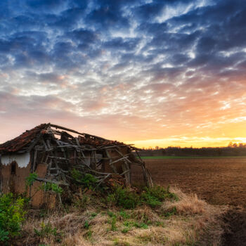 "An old ruined hut" başlıklı Fotoğraf Dejan Travica tarafından, Orijinal sanat, Dijital Fotoğrafçılık