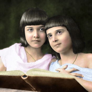 Photography titled "Sofija and Marija,…" by Dejan Travica, Original Artwork, Analog photography