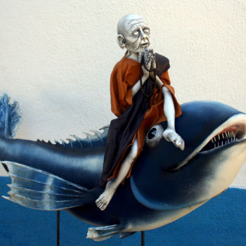Escultura titulada "Free spirit" por Dekoque, Obra de arte original, Papel maché