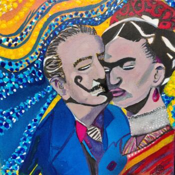 "Frida Kahlo et Salv…" başlıklı Tablo Artedelph tarafından, Orijinal sanat, Akrilik Ahşap Sedye çerçevesi üzerine monte edil…