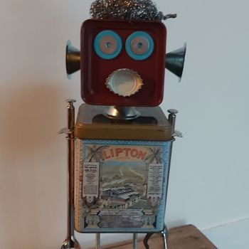 Sculpture titled "QUOI !??" by Catherine Delaforge (KTY95), Original Artwork, Aluminium