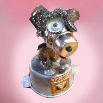 Sculpture titled "L'ANIMALERIE" by Catherine Delaforge (KTY95), Original Artwork, Metals