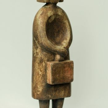 Sculpture titled "Muñequita Viajera" by Juan Del Balso, Original Artwork, Casting