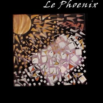Malarstwo zatytułowany „Le Phoenix” autorstwa Delechat, Oryginalna praca
