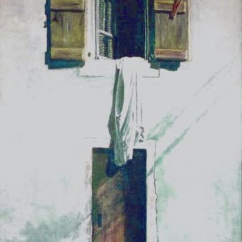 Painting titled "meme-mon-chat-veut-…" by Délice, Original Artwork