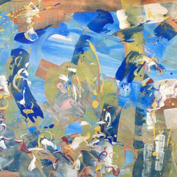 Pittura intitolato "CLASSIC FALL" da Delphine Bernard, Opera d'arte originale, Acrilico