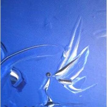 Painting titled "Ref. Blue 09" by Delphine Bernard, Original Artwork