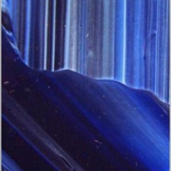 Painting titled "Ref. Blue 10" by Delphine Bernard, Original Artwork