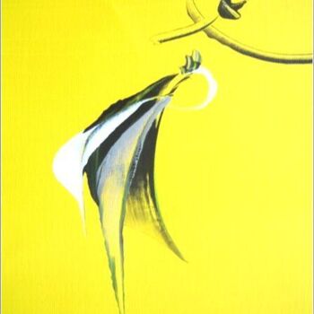 Painting titled "Flamenco 01" by Delphine Bernard, Original Artwork