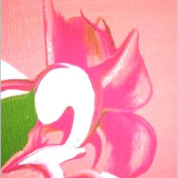 Pintura intitulada "Orchid 01" por Delphine Bernard, Obras de arte originais