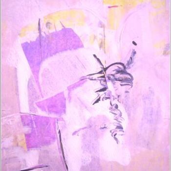 Painting titled "Orchid 06" by Delphine Bernard, Original Artwork