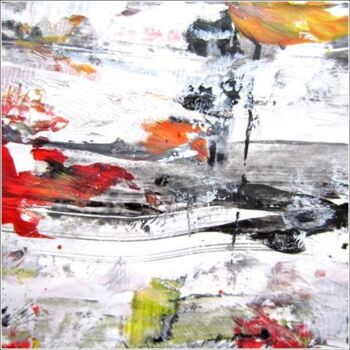 Картина под названием "Abstract 03" - Delphine Bernard, Подлинное произведение искусства