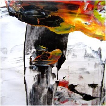 Картина под названием "Abstract 06" - Delphine Bernard, Подлинное произведение искусства