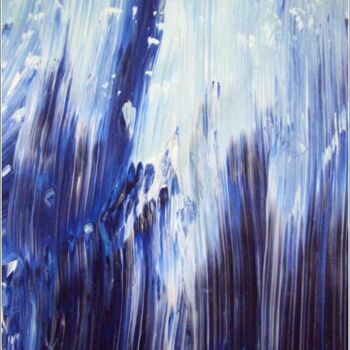 Malarstwo zatytułowany „Wave 02” autorstwa Delphine Bernard, Oryginalna praca