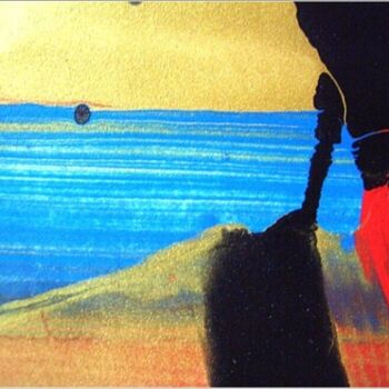 Картина под названием "Coast 01" - Delphine Bernard, Подлинное произведение искусства