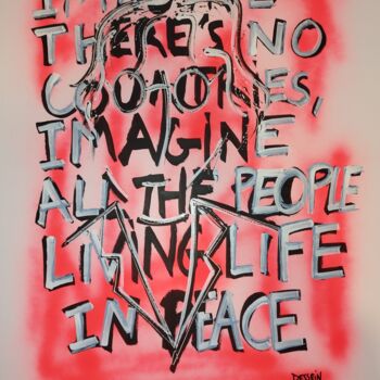 "Imagine..." başlıklı Tablo Delphine Dessein tarafından, Orijinal sanat, Akrilik