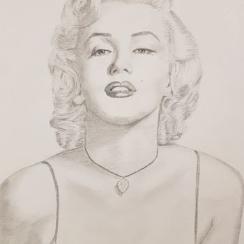 "Marilyn Monroe.jpg" başlıklı Resim Delphine Duprat tarafından, Orijinal sanat, Grafit