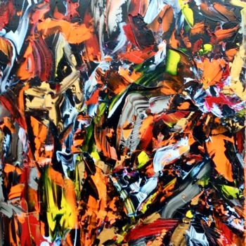 Painting titled "fluoforme" by Mathieu Delprat, Original Artwork