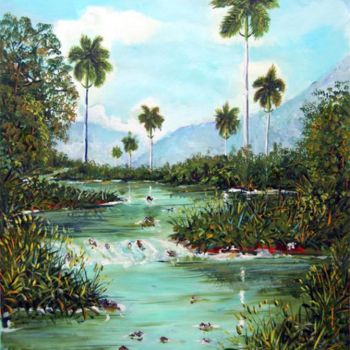 Pintura titulada "marina-6" por Manuel  Antonio Del Toro, Obra de arte original