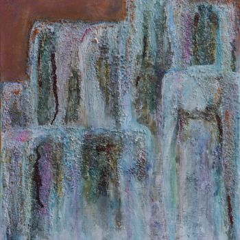 Painting titled "SATURNIA" by Alessandro De Mariassevich, Original Artwork, Acrylic