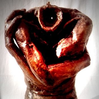 Sculpture intitulée "Having oneself" par Marcela Demartini, Œuvre d'art originale
